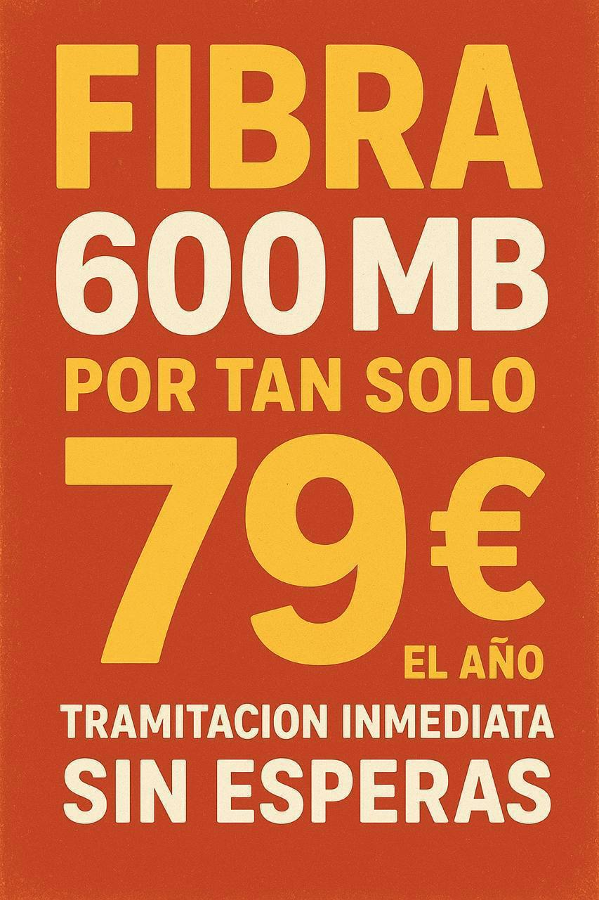 Oferta de fibra óptica y móvil barata en España